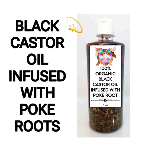 Castor Oil Infused With Poke Root, Lymphatic drainage, Breast Massage